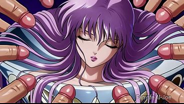 Saint Seiya: Athena vs 12 Gold Saints Gangbang, blowjob, ASMR,3P,
