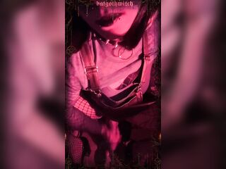 ⋆˙⟡ Sexy emo trans-angel masturbating on the bed ????⚡☠️ ⟡˙⋆