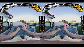 VIRTUAL PORN - Kimberly Snow Notices Johnny'_s Boner In The Hot Tub &amp_ Can'_t Resist Getting A Taste Of It