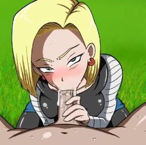 Dragon Ball - Android 18 - POV Blowjob Part12