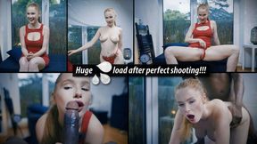 Huge cum load after perfect shooting