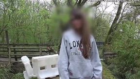Amateur girl masturbates on camera for casting