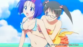 Sultry Bikini Babes Dive Into Horny Pool Action in Wild Hentai Fiesta