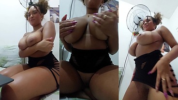 Me exibindo na webcam....