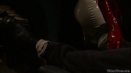 Ebony shemale anal fucks white guy