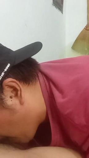 It's so Delicious to Deepthroat a Dick Mixed with Cheese