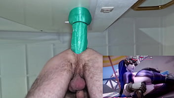 Doing the Fap Hero Challenge - Part 1 with a huge anal toy - search for &quot_Fap Hero - The Best FREE Rounds Compilation #2&quot_ and join me 60fps