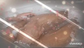 Big black cock in the shower