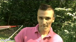 Dom Ully shows sexy feet while jerking off hard