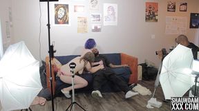 behind the scenes of shaundam spanking jay tru s sexy ass as miss jane judge watch and strokes shaundam s bbc