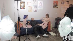 behind the scenes of shaundam spanking jay tru s sexy ass as miss jane judge watch and strokes shaundam s bbc