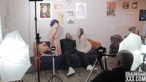 behind the scenes of shaundam spanking jay tru s sexy ass as miss jane judge watch and strokes shaundam s bbc