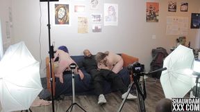 behind the scenes of shaundam spanking jay tru s sexy ass as miss jane judge watch and strokes shaundam s bbc