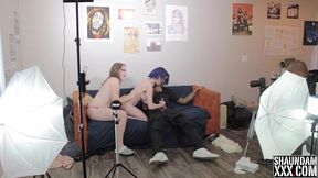 behind the scenes of shaundam spanking jay tru s sexy ass as miss jane judge watch and strokes shaundam s bbc