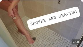 In the Shower: Shaving my Legs, Pussy and Armpits