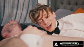 HETEROFLEXIBLE - Horny Hung Stud Pounds Hot Hunk Hard &amp; Fast With Clothes Still On After Blowjob