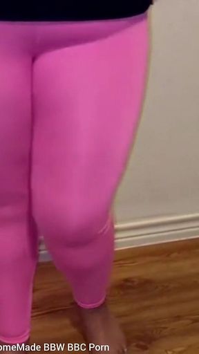 Desperate for a Wee Pissing My Self in Nylon Leggings