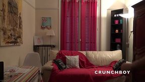 trans fucked raw by 2 straigth in double anal fuck