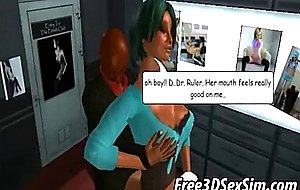D shemale babe gets fucked intense by an ebony stud