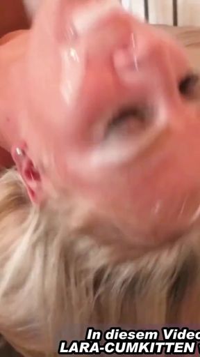 Emotional moment from &quot;German homemade gangbang after disco with blonde teen&quot;