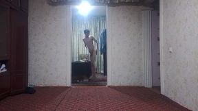 Gay Guy at Home Nude Walks