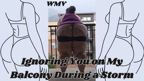 SSBBW Rachel Ignores You While Watching a Storm MP4 640x360