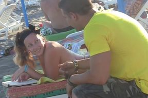 Linda gets picked up for sex at the beach