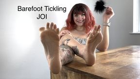 Barefoot Feather Tickling with JOI