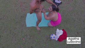 em campo com gabigol, ele socou as bolas no meu cuzinho