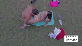 em campo com gabigol, ele socou as bolas no meu cuzinho