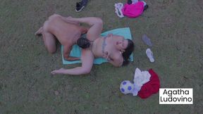 em campo com gabigol, ele socou as bolas no meu cuzinho