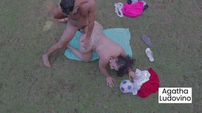 em campo com gabigol, ele socou as bolas no meu cuzinho