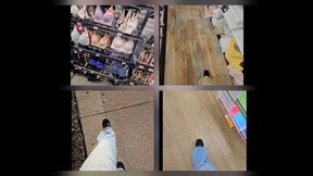 ASMRING SEPHORA WALMART AND WALKING OUTDOORS