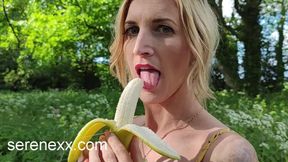 Serenexx Eating a Banana!