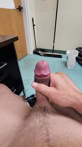 precumming super mushroom cock swollen head flexing