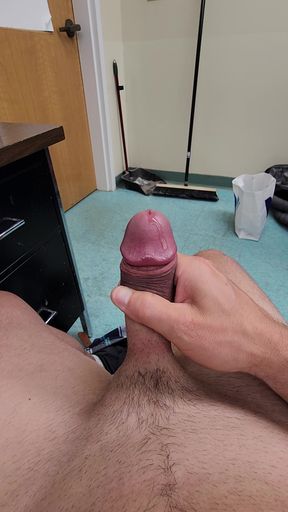 precumming super mushroom cock swollen head flexing