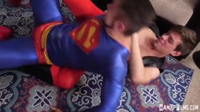 Superman Dominates Bad Guy With Del Ray, Dante Colle And Michael Del Ray