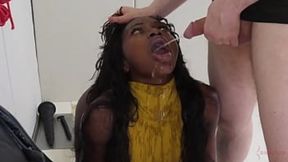 Black ebony enjoys intense anal&#x1F44C; play and submissive piss fetish