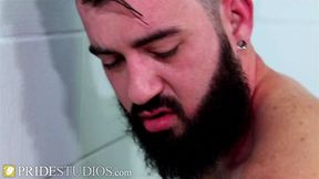 MenOver30 Montreal Juicy Bear Pounds Hot Jock In the Shower