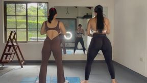 Teacher Workout sexy fitness ass