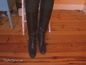 Worship My Riding Boots with Your Tongue