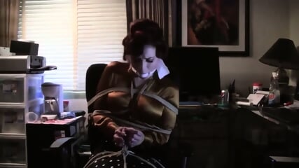 Tied To Chair - Ludella Hahn  Kinky4Ever