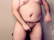[RQ] HORNY SUBBY BEAR BOUNCES ON TOY, MOANING FOR DADDY'S THICK COCK & CUM