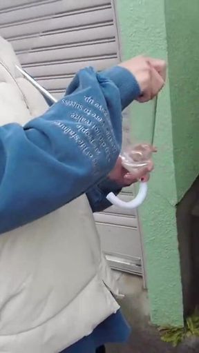 Wet-mark Wander as She Leaves a Shimmering Naughty Trail Wherever She Bares Herself 1/3