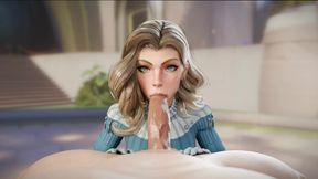 Jaw-Dropping! Blonde Takes Every Deep Thrust In 3D