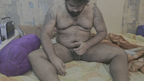 Amateur Chub Enjoys His Cock Properly for the First Time