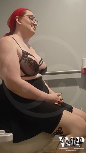 Big Tits Asian American Sissy Tranny Trap Deepthroats and Fucked in Public Bathroom