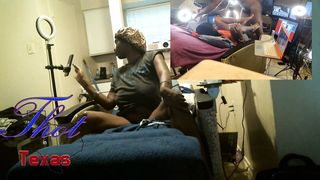 Thot in Texas - Ms Ebony Plump Tits ll to Herself Real Amateur Hot Milf