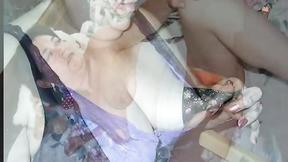 ”Sometimes big breasts even touch bushy cunts”