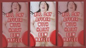 All Day Affair With Hairy BBW Kaylee Graves - Vertical Video